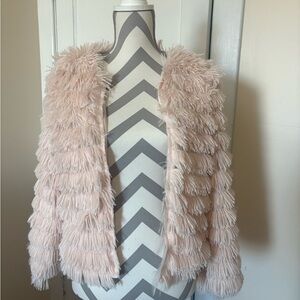 Fashion Nova faux fur like Pink jacket